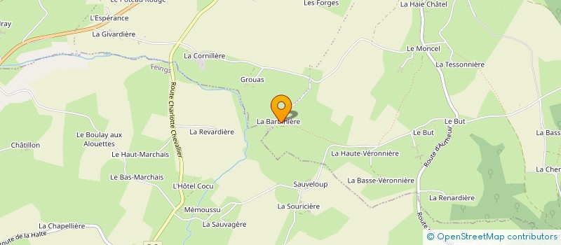 localisation de l'entreprise SCI LES GARENNES à TOUROUVRE AU PERCHE