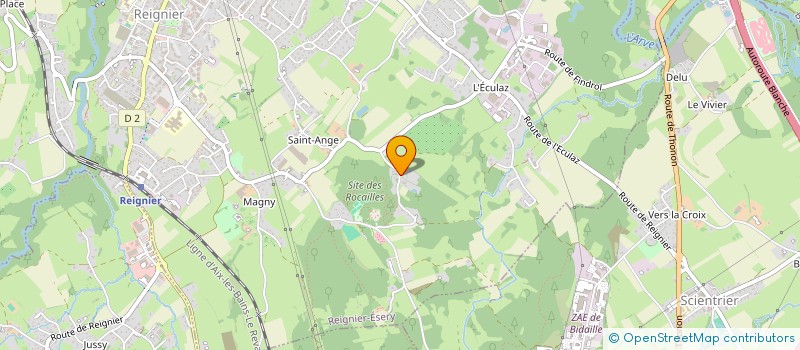 localisation de l'entreprise SCI LES GARENNES à REIGNIER-ESERY