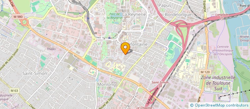 localisation de l'entreprise SCI LES GARENNES à TOULOUSE