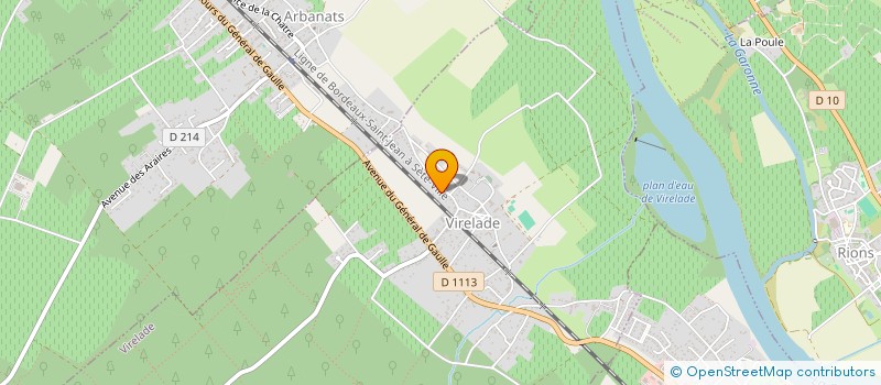 localisation de l'entreprise SCI LES GARRIGUES  BUDOS