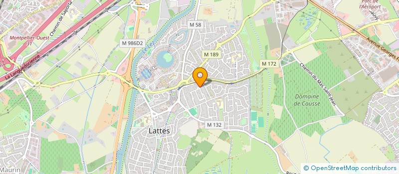 localisation de l'entreprise SCI LES GARRIGUES à LATTES