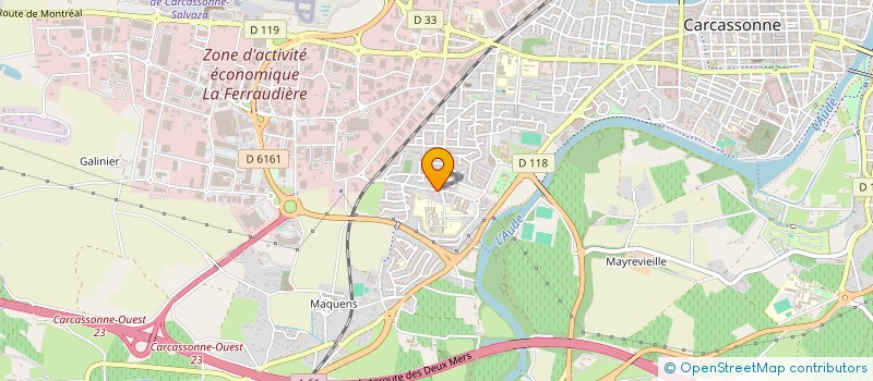 localisation de l'entreprise SCI LES GARRIGUETTES à CARCASSONNE