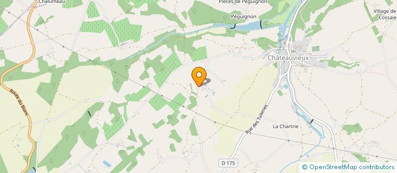 localisation de l'entreprise SCI LES GARS D'LA COTE  CHATEAUVIEUX