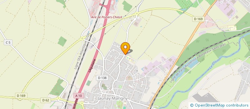 localisation de l'entreprise SCI LES GASC  JAUNAY-MARIGNY