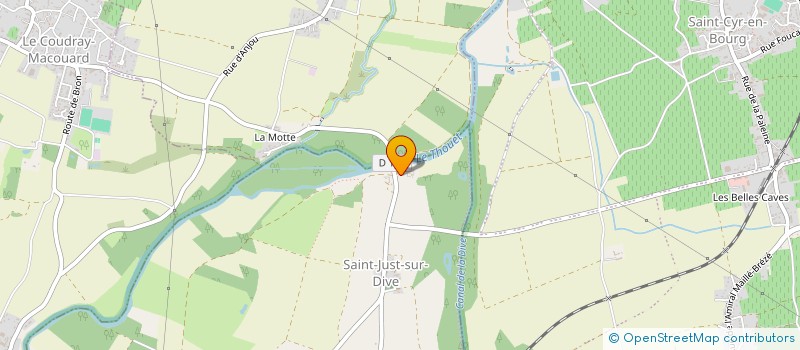 localisation de l'entreprise SCI LES GASTINES  SAINT-JUST-SUR-DIVE