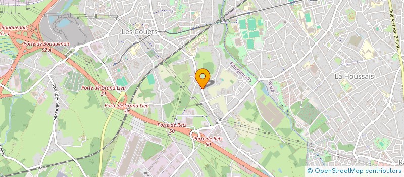 localisation de l'entreprise SCI LES GATINEAUX à BOUGUENAIS