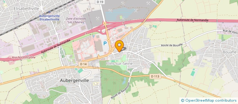 localisation de l'entreprise SCI LES GATS  FLINS-SUR-SEINE