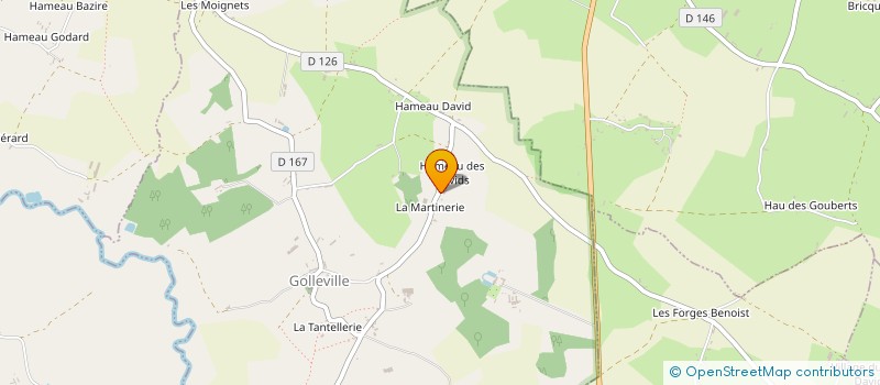 localisation de l'entreprise SCI LES GAULLERIES  GOLLEVILLE