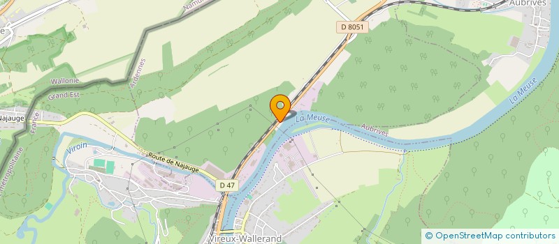 localisation de l'entreprise SCI LES GAULOIS  HIERGES