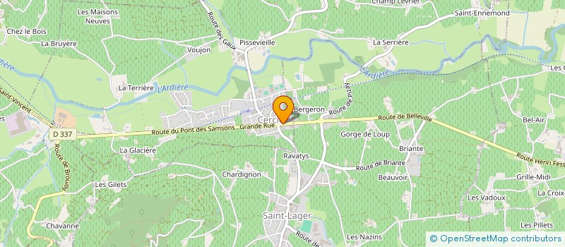 localisation de l'entreprise SCI LES GAULOIS DE CERCIE  CERCIE