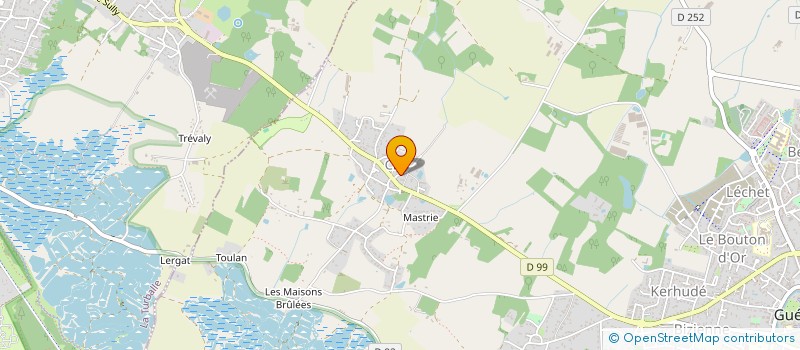 localisation de l'entreprise SCI LES GAVLAUX  GUERANDE