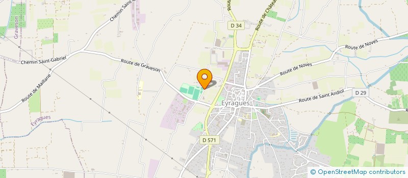 localisation de l'entreprise SCI LES GAVOTS  EYRAGUES