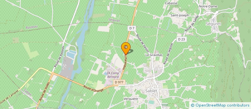 localisation de l'entreprise SCI LES GAYETS  SABLET