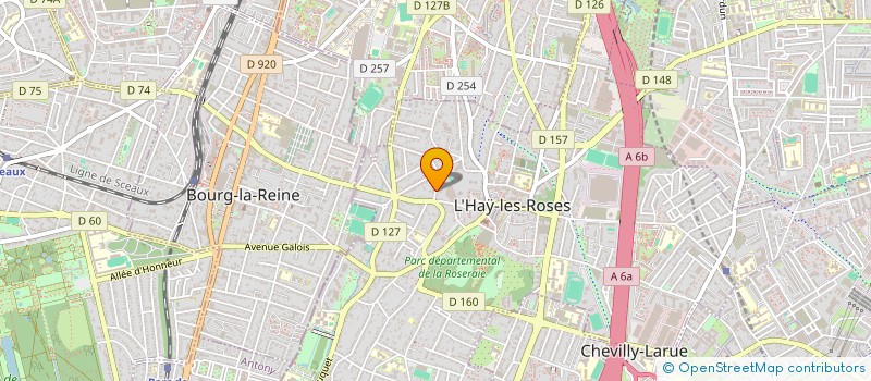 localisation de l'entreprise SCI LES GAZELLES  L'HAY-LES-ROSES