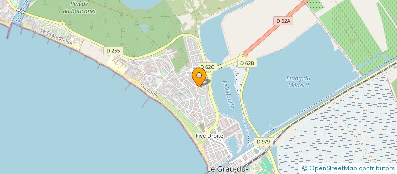localisation de l'entreprise SCI LES GAZOUS  LE GRAU-DU-ROI