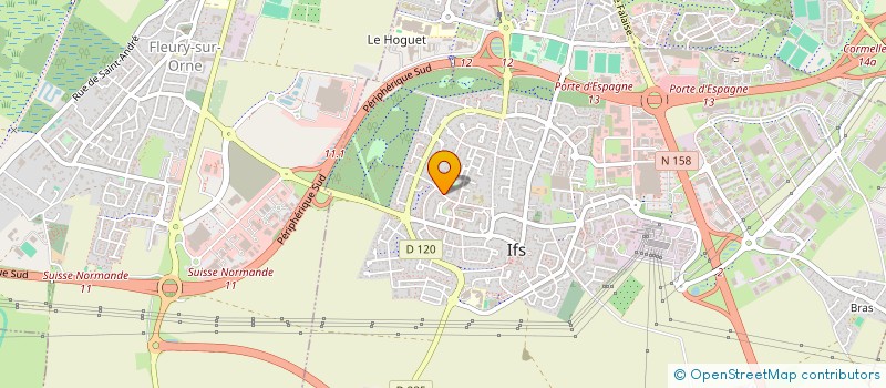 localisation de l'entreprise SCI LES GEAIS  IFS