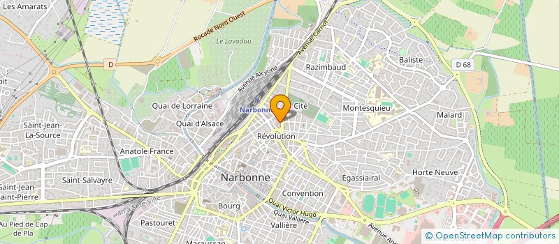 localisation de l'entreprise SCI LES GEMEAUX 2 à NARBONNE