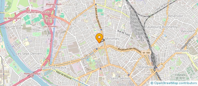 localisation de l'entreprise SCI LES GEMEAUX à TOULOUSE