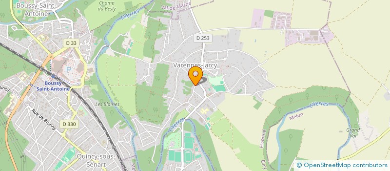 localisation de l'entreprise SCI LES GEMEAUX  VARENNES-JARCY