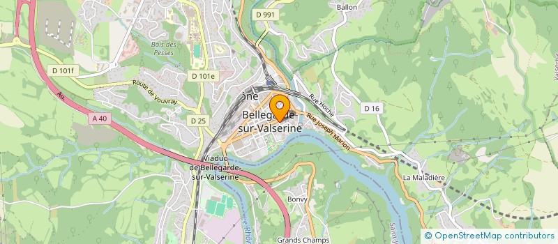 localisation de l'entreprise SCI LES GEMEAUX à VALSERHONE