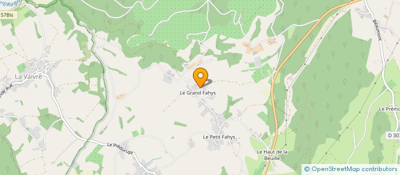 localisation de l'entreprise SCI LES GEMEAUX  FOUGEROLLES-SAINT-VALBERT