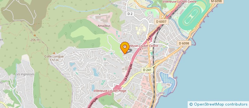 localisation de l'entreprise SCI LES GEMEAUX à VILLENEUVE-LOUBET