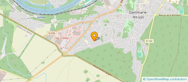 localisation de l'entreprise SCI LES GEMEAUX à DAMMARIE-LES-LYS