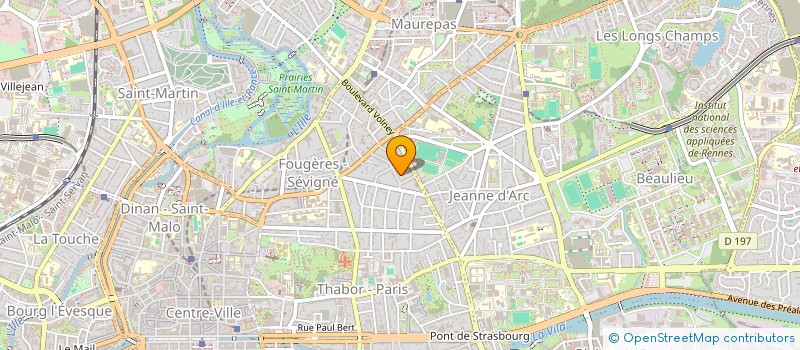 localisation de l'entreprise SCI LES GEMEAUX  RENNES