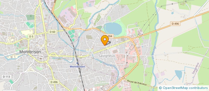 localisation de l'entreprise SCI LES GEMEAUX DU BOULEVARD LACHEZE  SAVIGNEUX