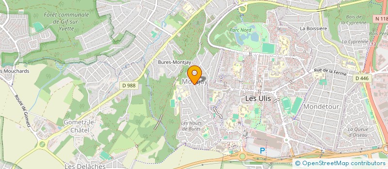 localisation de l'entreprise SCI LES GEMMEROYES à BURES-SUR-YVETTE