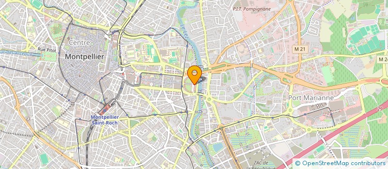 localisation de l'entreprise SCI LES GENETS à MONTPELLIER
