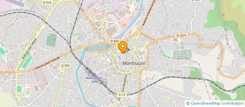 localisation de l'entreprise SCI LES GENETS à MONTLUCON