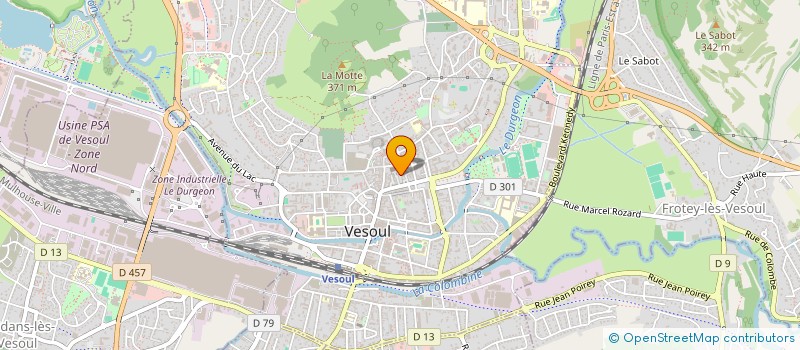 localisation de l'entreprise SCI LES GENETS à VESOUL