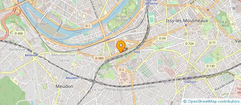 localisation de l'entreprise SCI LES GENETS à ISSY-LES-MOULINEAUX