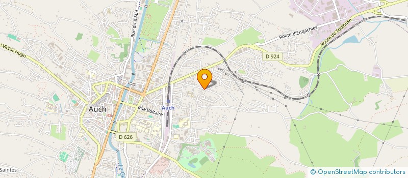 localisation de l'entreprise SCI LES GENETS  AUCH