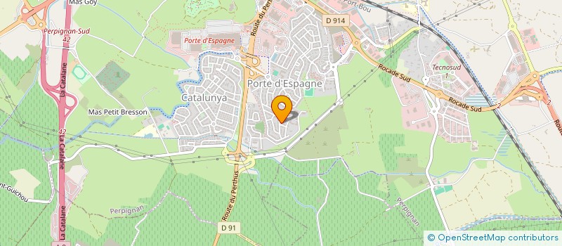 localisation de l'entreprise SCI LES GENETS à PERPIGNAN