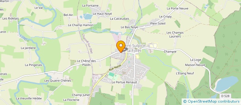 localisation de l'entreprise SCI LES GENETS  CHASNE-SUR-ILLET