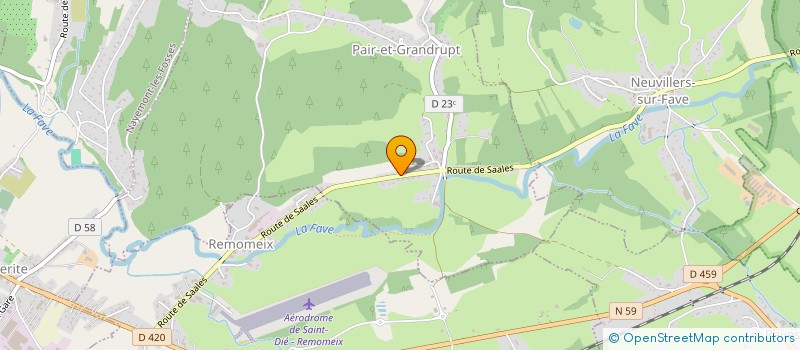 localisation de l'entreprise SCI LES GENETS  PAIR-ET-GRANDRUPT