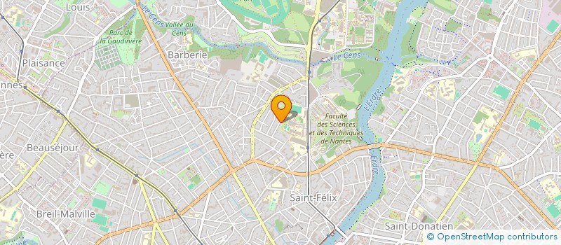 localisation de l'entreprise SCI LES GENETS à NANTES