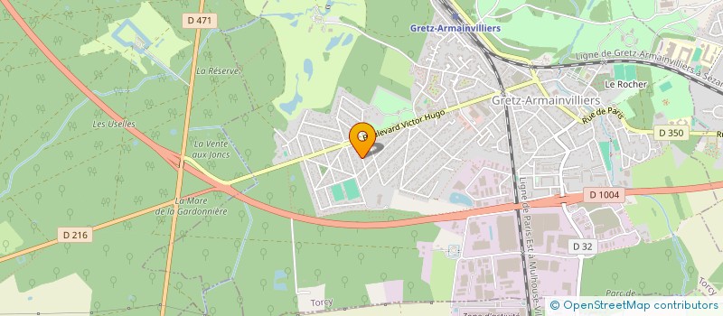 localisation de l'entreprise SCI LES GENETS  GRETZ-ARMAINVILLIERS