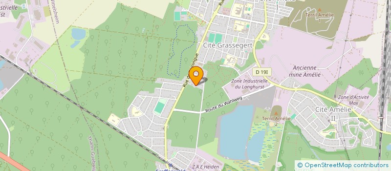 localisation de l'entreprise SCI LES GENETS  WITTELSHEIM