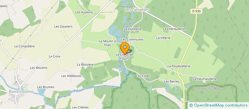 localisation de l'entreprise SCI LES GENETTES à LES GENETTES