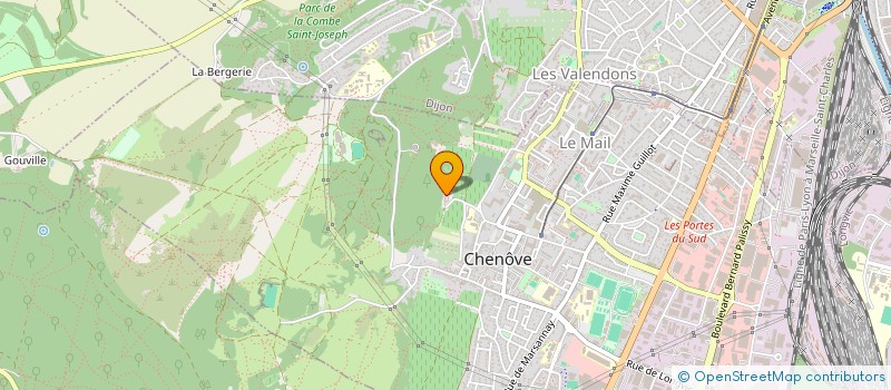localisation de l'entreprise SCI LES GENEVRIERS à CHENOVE
