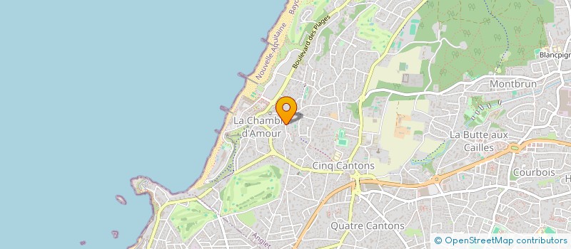 localisation de l'entreprise SCI LES GENEVRIERS  ANGLET