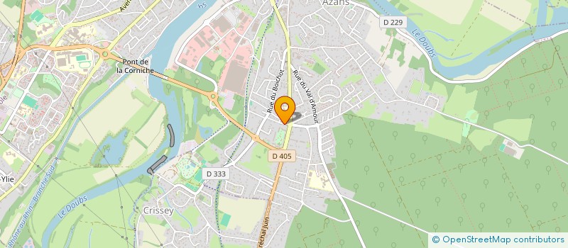 localisation de l'entreprise SCI LES GENS à DOLE