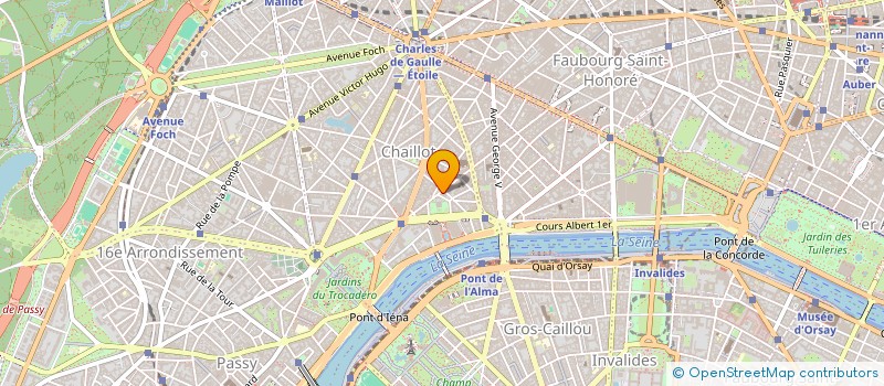 localisation de l'entreprise SCI LES GENTIANES  PARIS