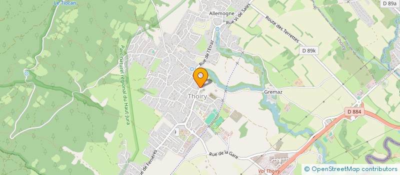 localisation de l'entreprise SCI LES GENTIANES  THOIRY