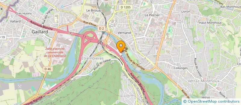 localisation de l'entreprise SCI LES GENTIANES  VEYRIER-DU-LAC