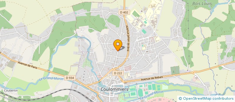 localisation de l'entreprise SCI LES GENTIANES BLEUES  COULOMMIERS