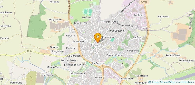 localisation de l'entreprise SCI LES GERANIUMS  GOUESNOU